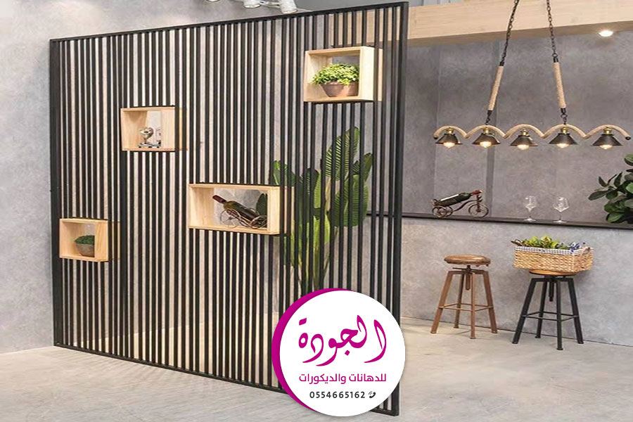 تفصيل بارتشن جدة | 0554665162 - تركيب قواطع خشبية في الصالات بجدة - اسعار الفواصل بارتشن في جده 
